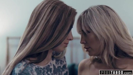 PURE TABOO Stepmom Offers Hesitant Teen to Lesbian Boss to Keep Job